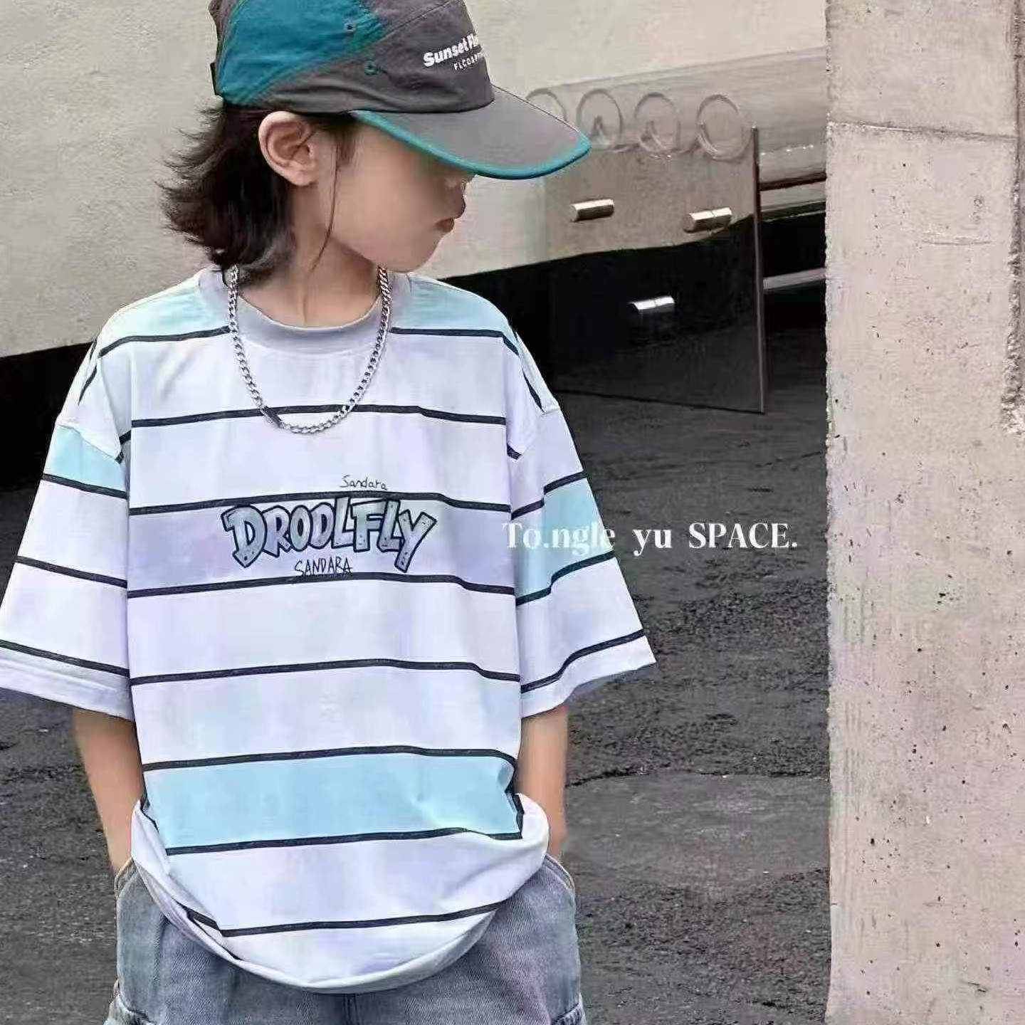 限时福利童乐鱼2026夏新款男童女童冰感短袖T恤中大童儿童96387图片