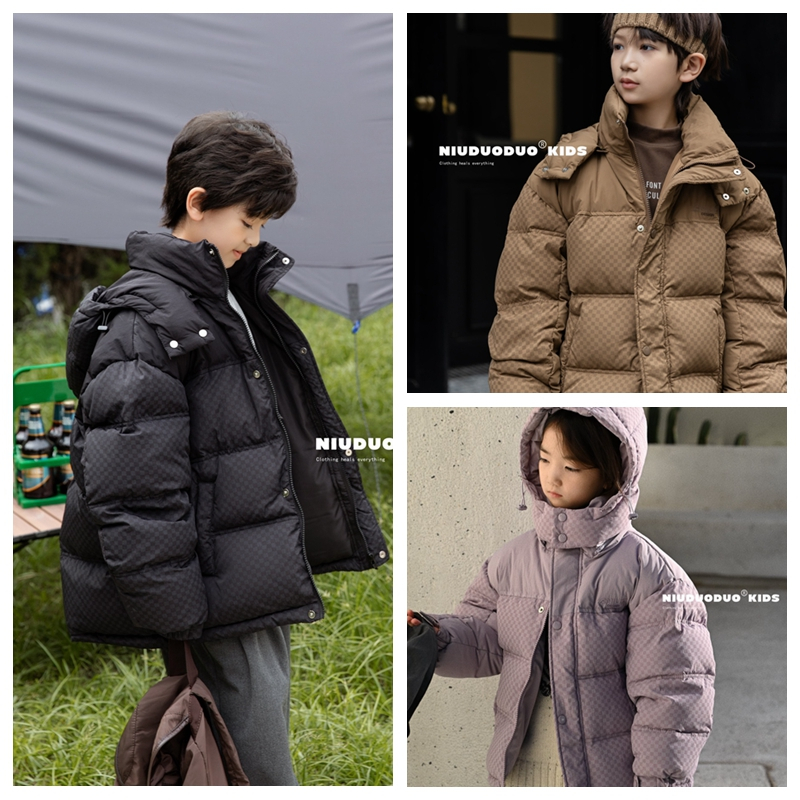 牛哆哆2024冬男童羽绒服外套儿童