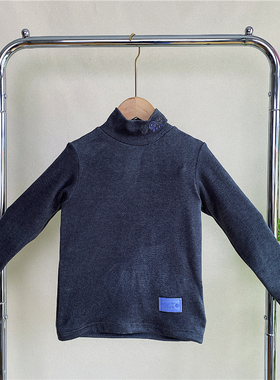 牛哆哆童装2024秋冬男女童高领保暖发热内衣儿童澳绒打底衫51893