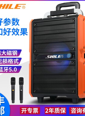 狮乐SL-2017户外广场舞音响移动