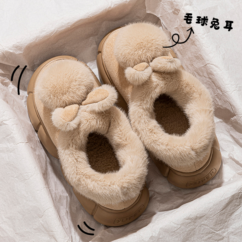 棉拖鞋卡通可爱女孩2025新款