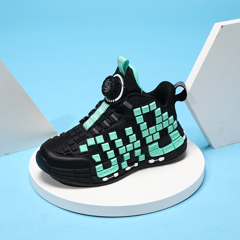 BKG2025新款皮网拼接休闲运动鞋