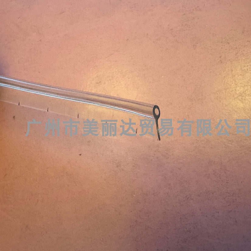 透明PVC材质车缝骨T骨塑胶骨条