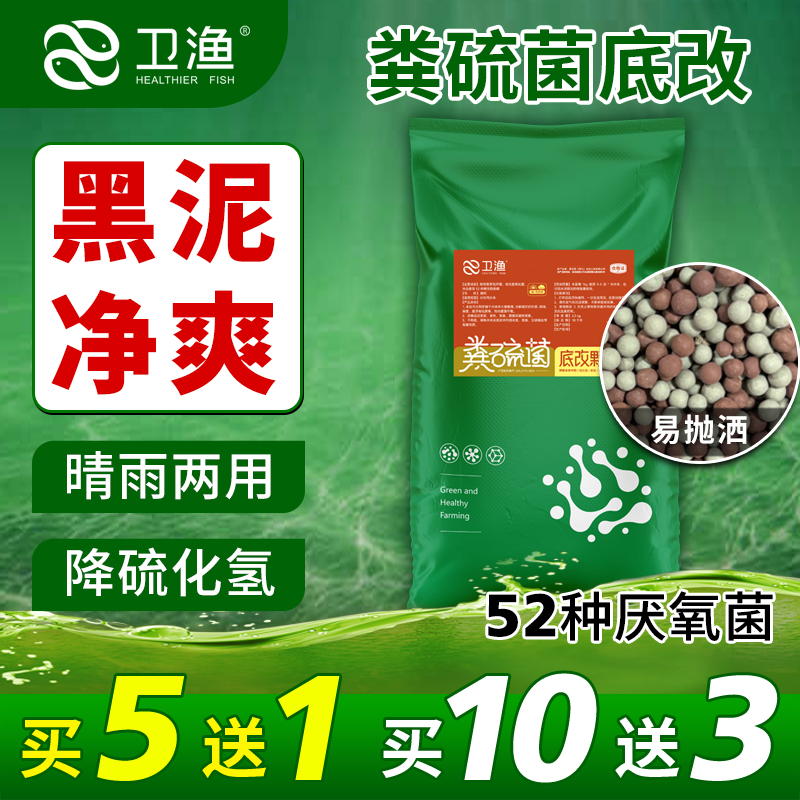 粪硫菌颗粒水产改底净水除黑除臭