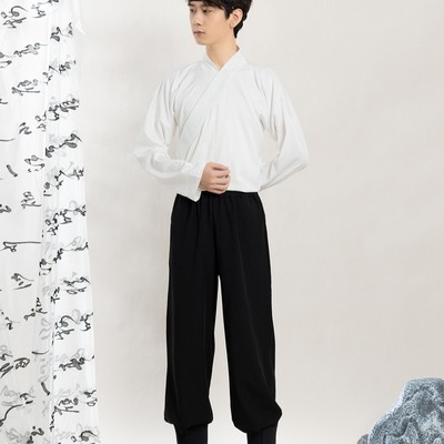 男女中国风汉服练功服