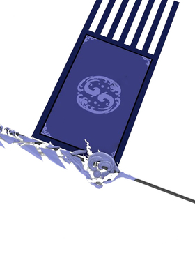 孙权COS旗子定做初覃王者荣耀动漫游戏二次元定制手摇旗帜定制