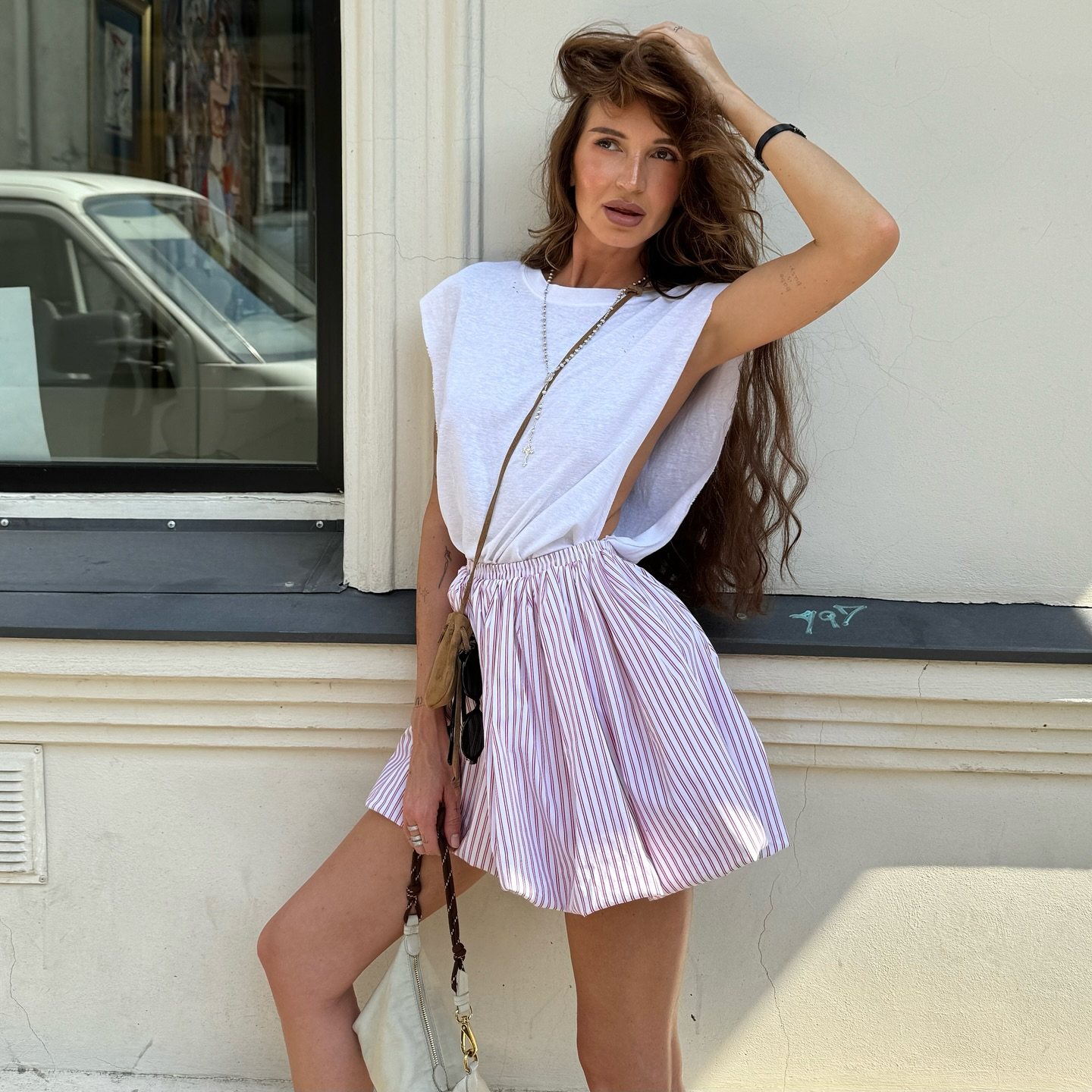 26夏季粉色条纹美式芭蕾风短裤少女夏天韩系纯欲花苞裤子无袖上衣,女装/女士精品,短裤,淘宝优惠券,粉丝福利购,淘宝优惠卷