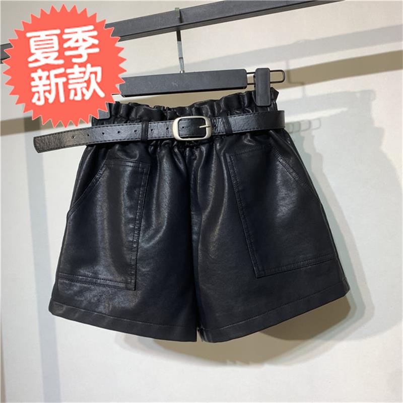 秋款松紧时尚修身秋冬a款裤裙a字外穿新款2019年皮短裤女秋冬韩版在类目 女装/女士精品, 裤子, 休闲裤中 - 来自Buy2taobao.com提供专业的淘宝代购服务