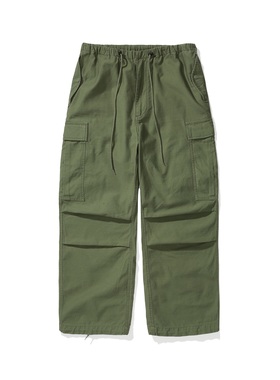 AMATCH   M51口袋直筒阔腿复古休闲裤阔腿工装裤