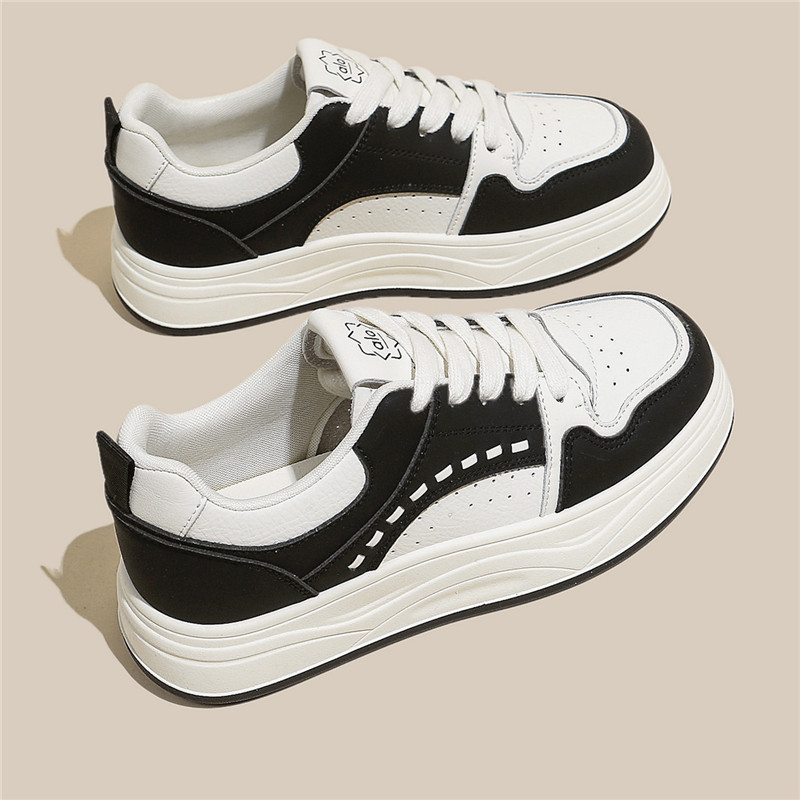 德训小白鞋女百搭春秋平厚底2026夏季新款爆单黑休闲老爹运动板鞋,女鞋,时尚休闲鞋,淘宝优惠券,粉丝福利购,淘宝优惠卷