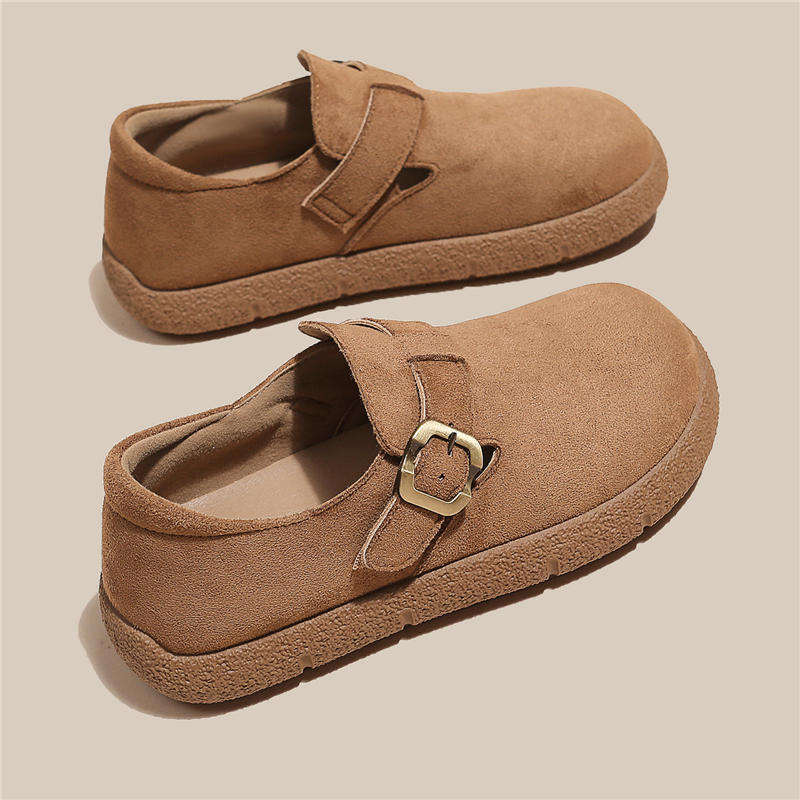 【甄选推荐】乐福单鞋女新款勃肯