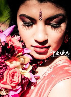 印度风尚 眉心贴Bindi额贴肚皮舞演出配饰品头饰扶摇同款眉贴红色