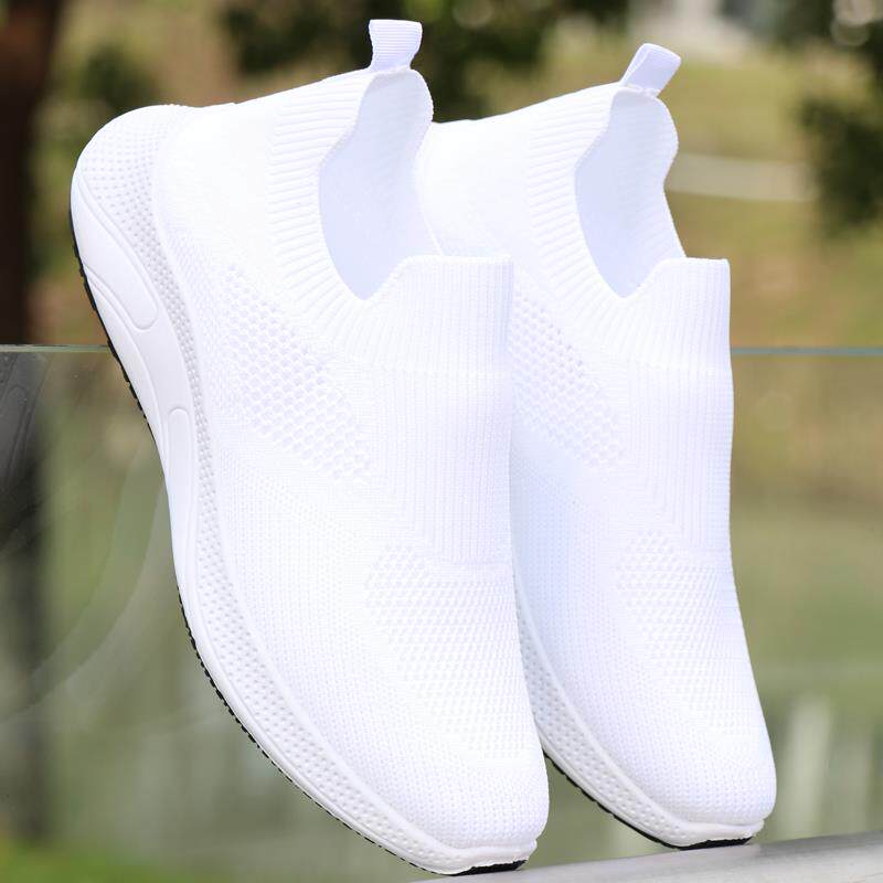 潮牌一脚蹬懒人鞋男鞋夏季镂空薄款网鞋透气运动鞋防臭休闲鞋男款