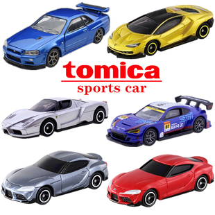 TOMY多美卡合金车模玩具TOMICA法拉利兰博基尼桑奔驰超跑车赛车