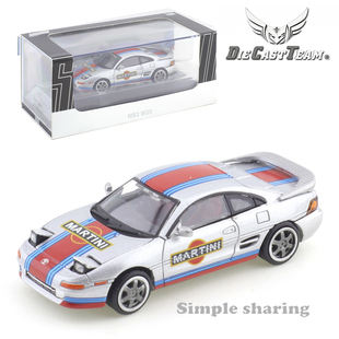 DCT1:64 丰田MR2马天尼鲨鱼嘴Advam 涂装合金汽车模型收藏摆件