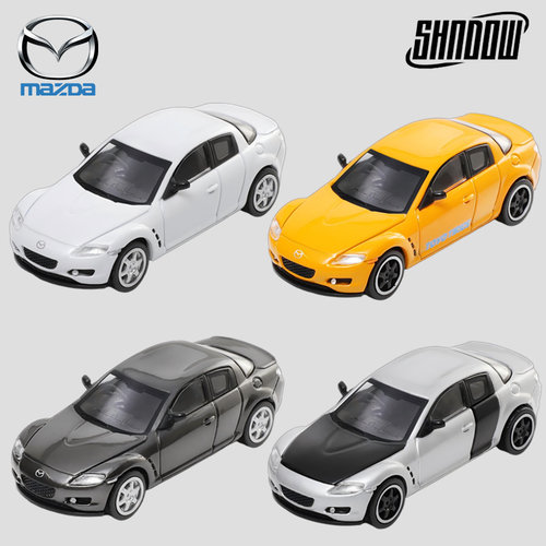 DCT 1:64 马自达RX8赛车仿真合金汽车模型收藏摆件