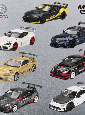 MINIGT 1:64合金车模型 丰田Toyota GR86 LB HKS