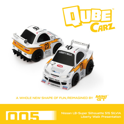 MiniGT QubeCarz1:64 合金汽车模型日产NissanLB套收藏装礼物摆件