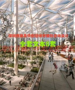 深圳市西麗綜合交通樞紐地區(qū)城市設(shè)計(jì)國際咨詢大全套8套文本