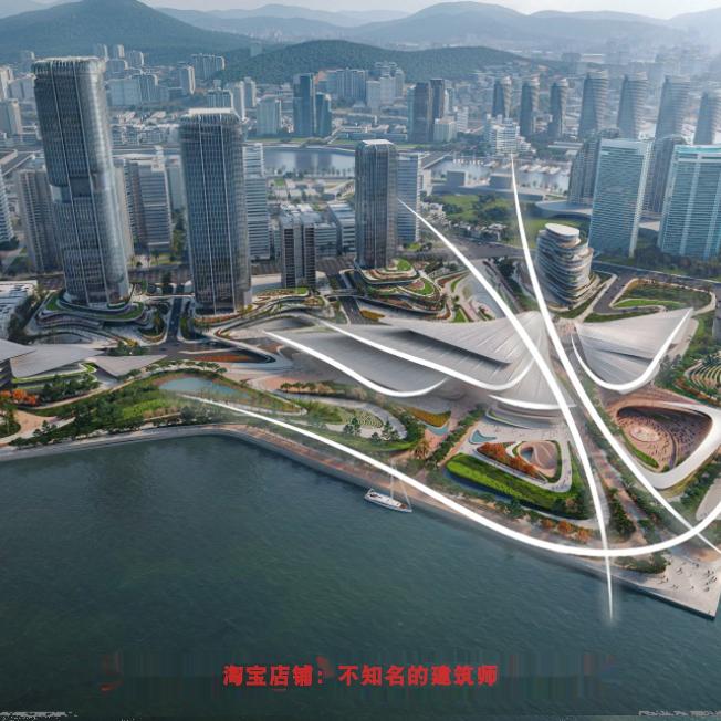 【扎哈】三亚国际艺术港中标方案文本143页 655MB