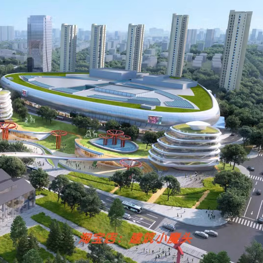 【AUBE+深规院】扬州大运河十里外滩商业综合体建筑方案文本422页