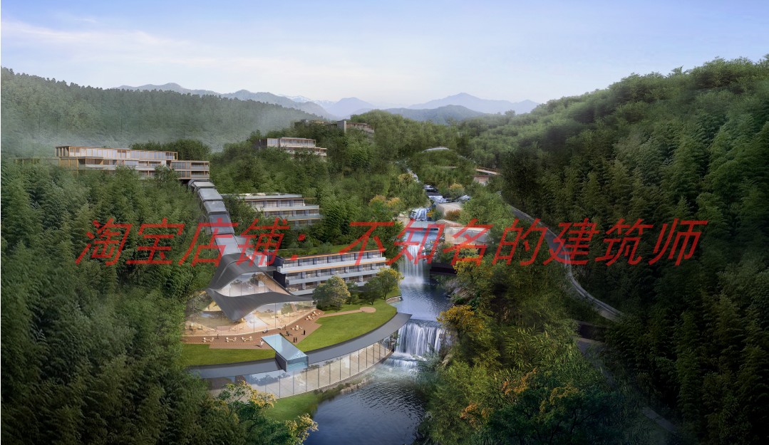 【GOA】杭州莫干山洲际山地度假酒店方案文本242页施工图447MB