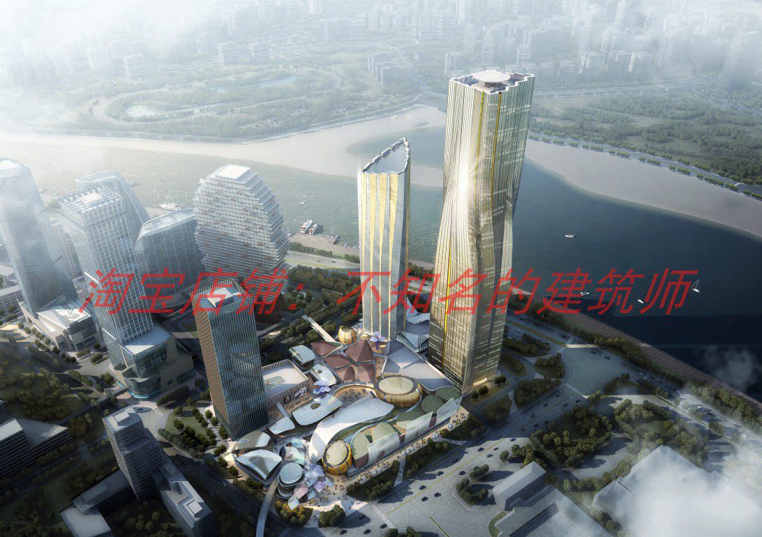 【Aedas】珠海横琴综合体总部大厦二期建筑方案文本174页 398MB