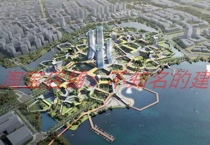 【日建NIKKEN】成都独角兽島总体概念城市设计方案文本
