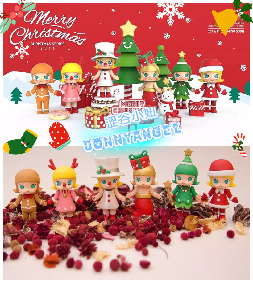 kennyswork baby molly 茉莉宝贝 圣诞节日 星座生肖象棋盲盒现货