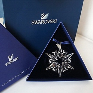 现货含小票 施华洛世奇车挂 2007版年度大雪花水晶挂件 872200