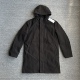冬季 出德国中长款 呢子大衣男士 保暖夹薄棉连帽风衣派克外套