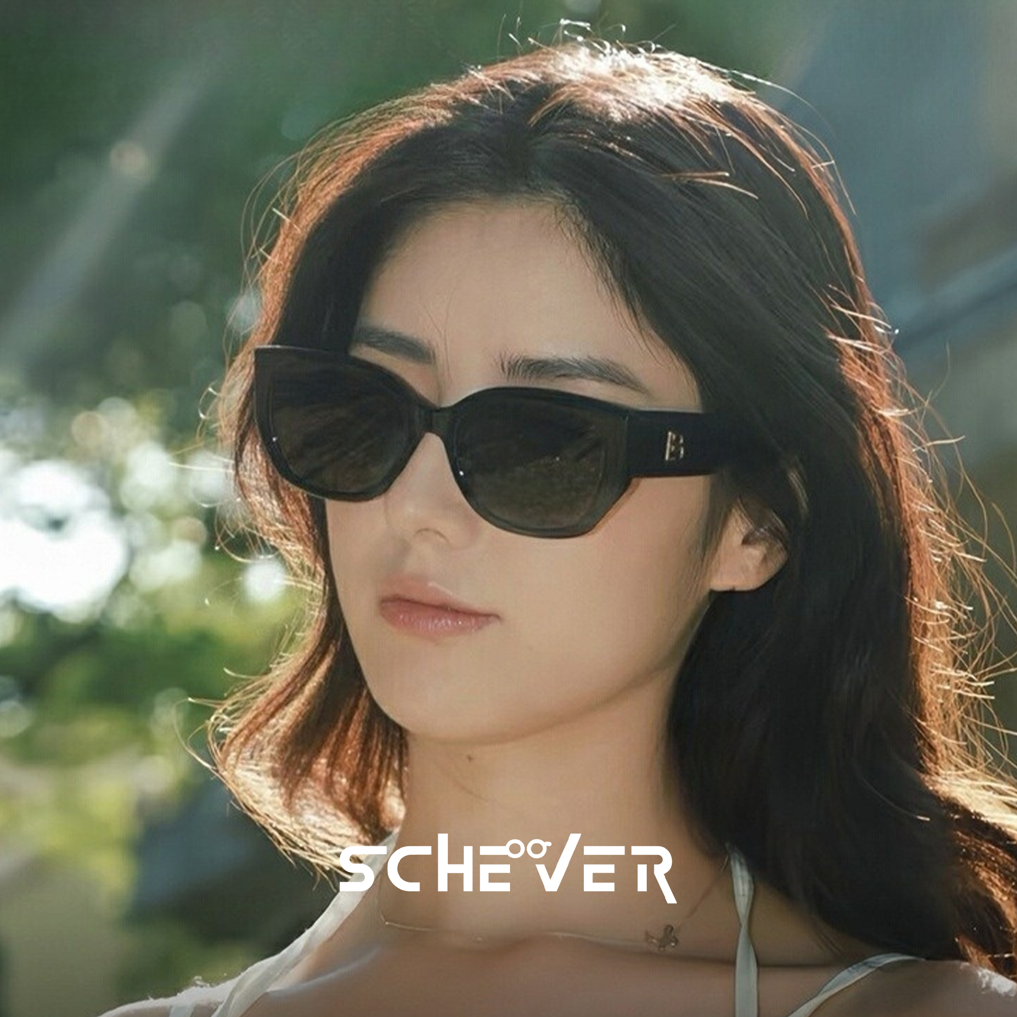 2025新款韩系猫眼大框墨镜女款