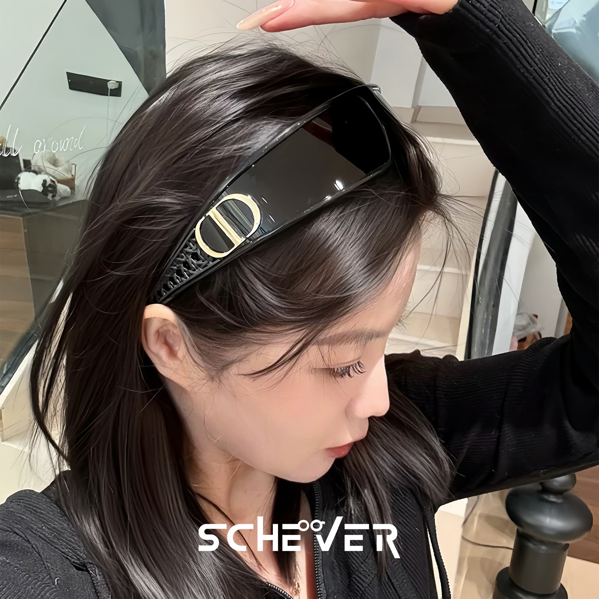 发箍墨镜女款2025新款y2k美式