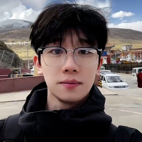 王不染同款眼镜男可配度数