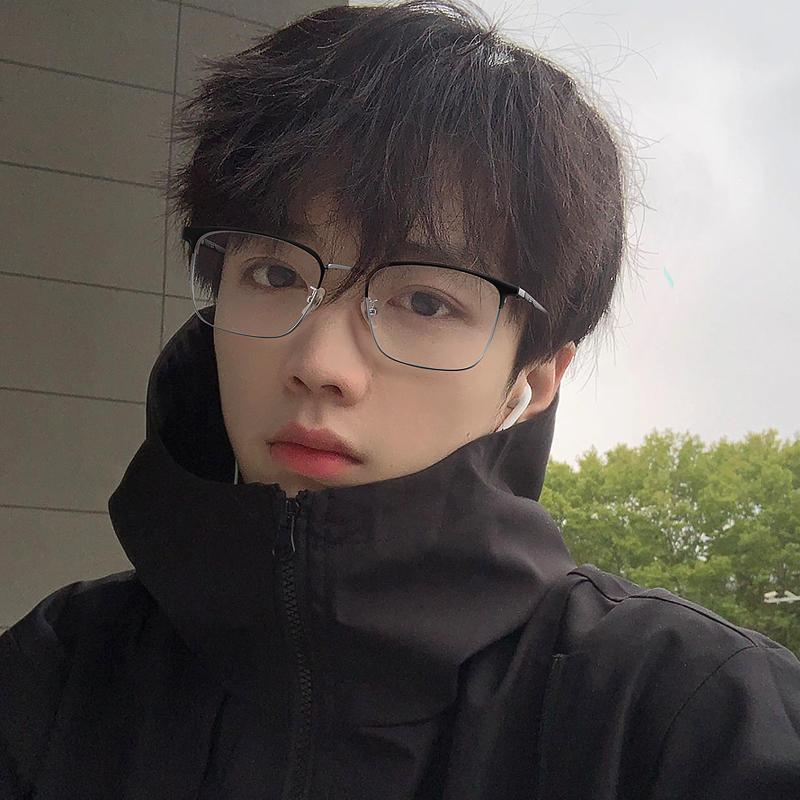 黑武士眼镜男近视痞帅高级