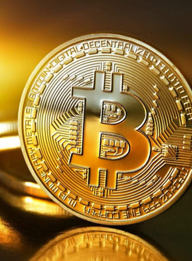 Bitcoin金币BTC外币美元世界钱币比特B美国纪念币硬币礼物送人