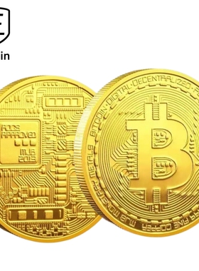 【批发比特币BTC加厚款】欧美ETF纪念币数字货币圈送礼纪念章礼品