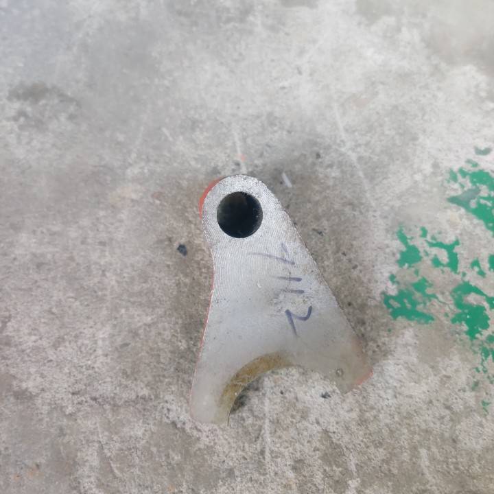 上海四机蚌埠机床厂X53T 5042A铣床配件7112拨X叉内孔20高60机床