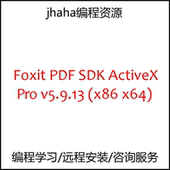 PDF SDK ActiveX Foxit Pro v5.9.13