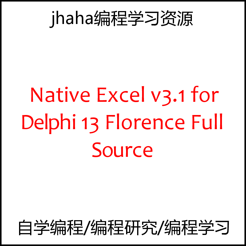 Native Excel v3.1 for Delphi 13 Florence Full Source