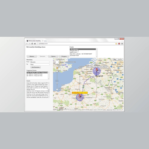 TMS IntraWeb WebGMaps v1.6.3.0 for Delphi XE-11 Full Source