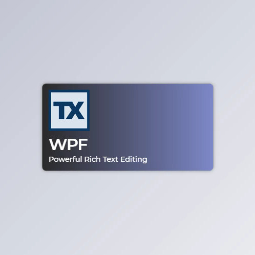 TX Text Control .NET for WPF v32.4.0