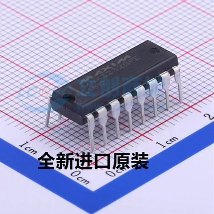 MAX3232CPE DIP16 MAX3232 EPE RS-232 收发器 接口 驱动器 正品