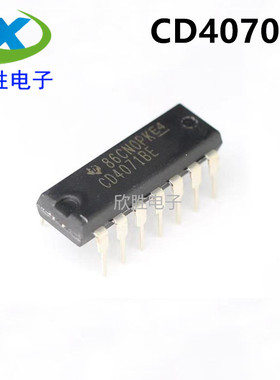 全新原装进口 CD4070BE HCF4070BE DIP14 逻辑 栅极和逆变器芯片