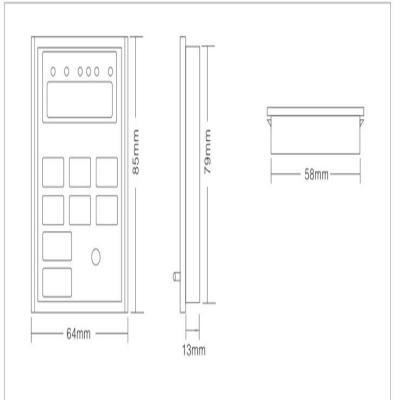 全新英威腾变频器面板CHE100/CHF100/CHV100A豪肯HK7000-G通用