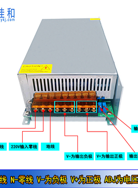 直流0-24V50A 36V 48V25A  60V20A 110V 220V 300V1200W恒流电源
