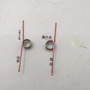 0度45度60度90度120度180度270度V型力旋转 304不锈钢扭簧线径1.2
