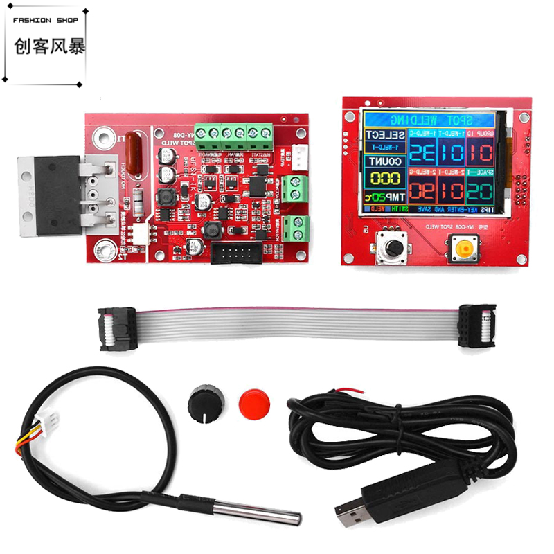 NY-D08 点焊机控制器 气动 彩屏液晶显示 多点联动个性化设置100A