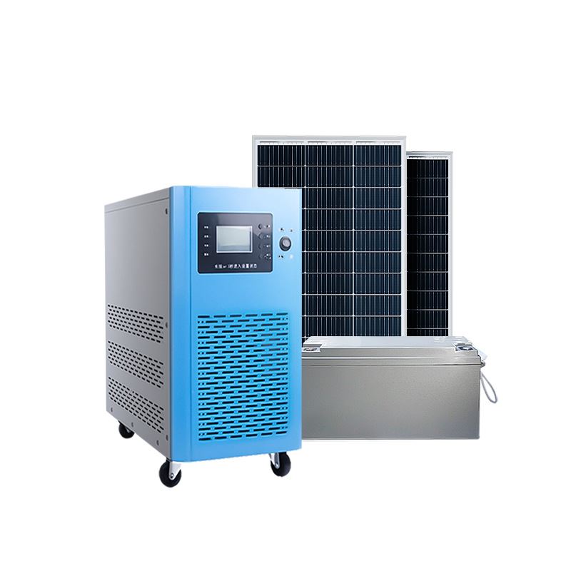 太阳能发电系统2000w220v家用全套离网储能All光伏发电板空调