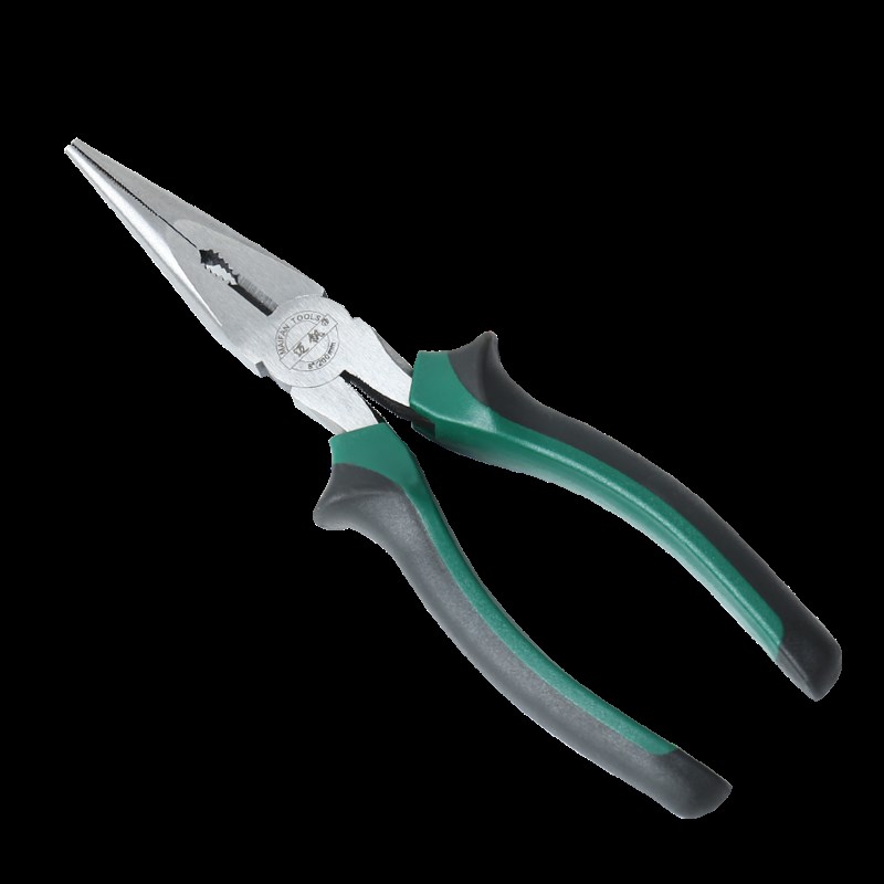 美式老虎钢丝6寸钳子8钳尖嘴寸电工尖省力咀钳偏心套装五金工具